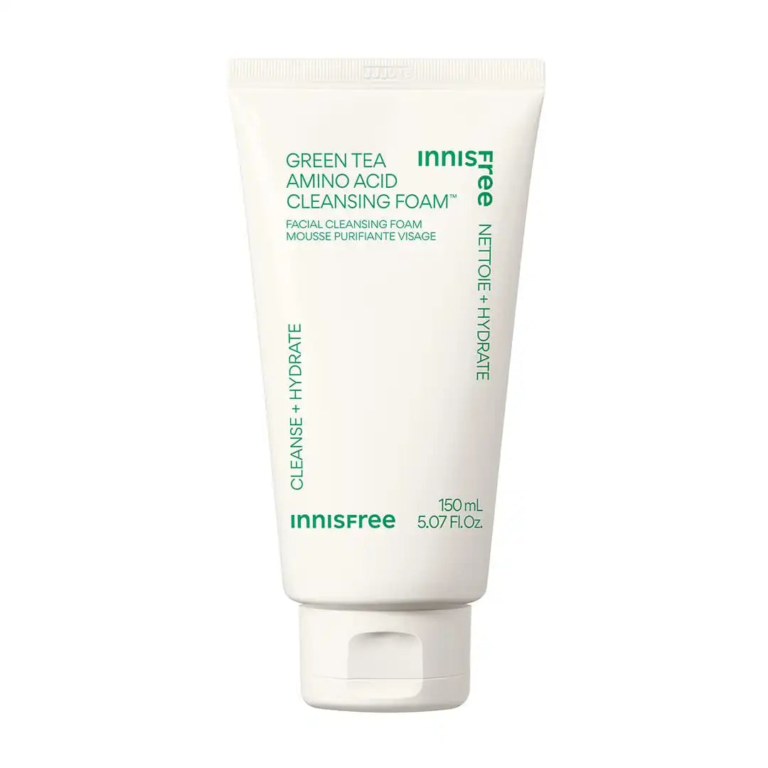 Green Tea Amino Acid Cleansing Foam – Gentle Face Cleanser