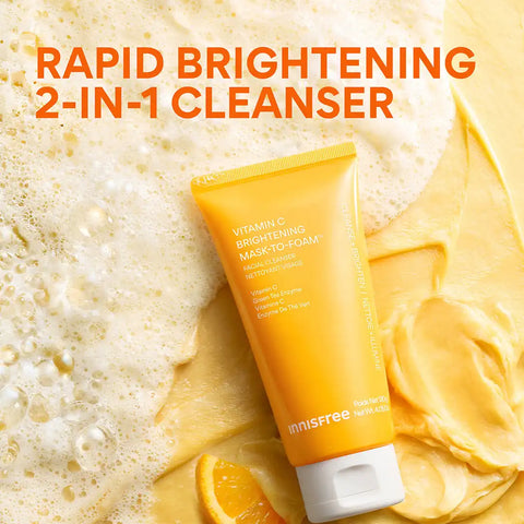 Vitamin C Brightening Mask-To-Foam™ Facial Cleanser