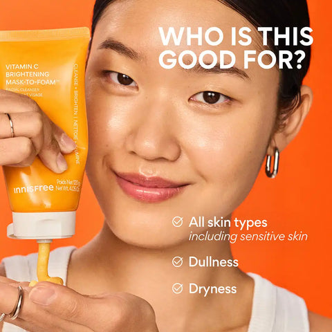 Vitamin C Brightening Mask-To-Foam™ Facial Cleanser