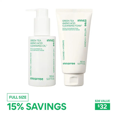 The Green Tea Double Cleanse Essentials